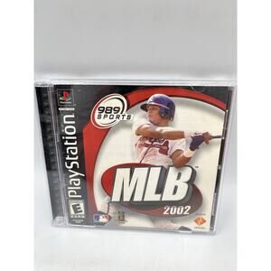 MLB 2002 (Sony Playstation 1) PS1 Complete